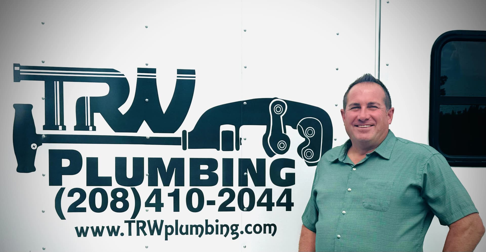 TRW Plumbing branding